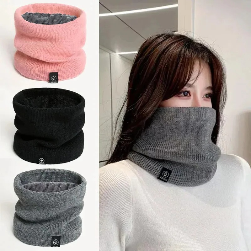 Muffler Men Wool - Syal Rajut Wanita Fashion, Syal Snood