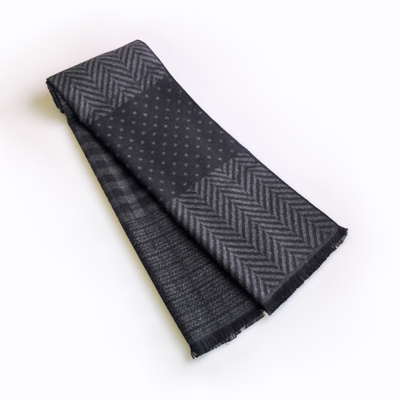 Muffler Men Wool - Fashion kasual desain syal keren syal