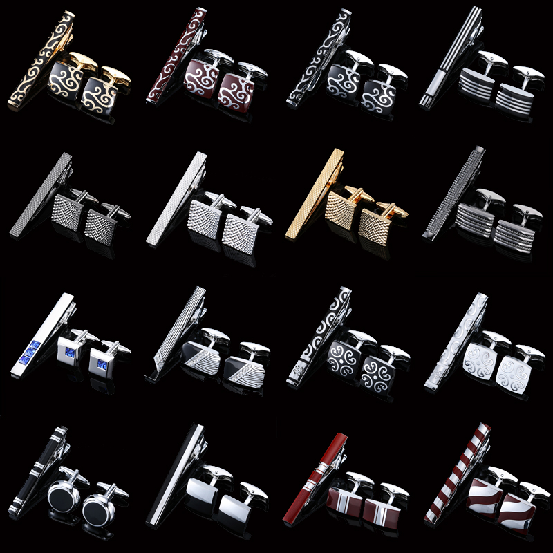 Tie Bar Set Gift - Kualitas Tinggi Manset atau Klip Dasi
