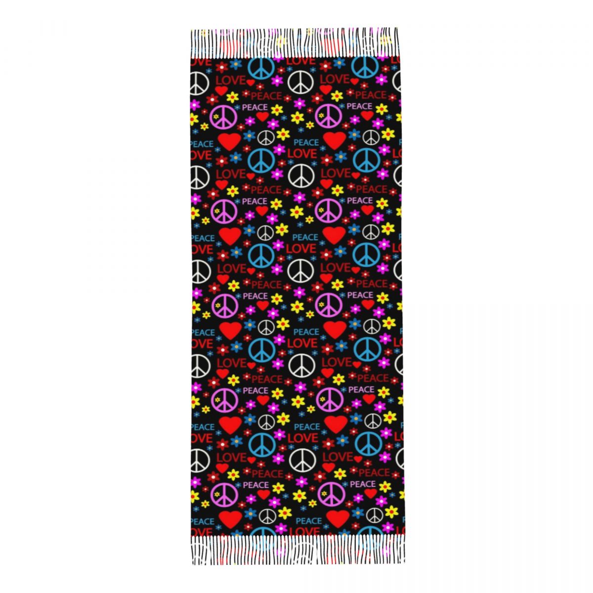 Selendang Pola Cinta Peace For - Pashmina Wrap Large ulasan dan harga