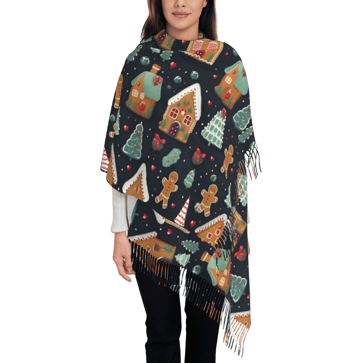 Kesenangan Natal - Kue Jahe Un - Pashmina Wrap Large ulasan dan harga