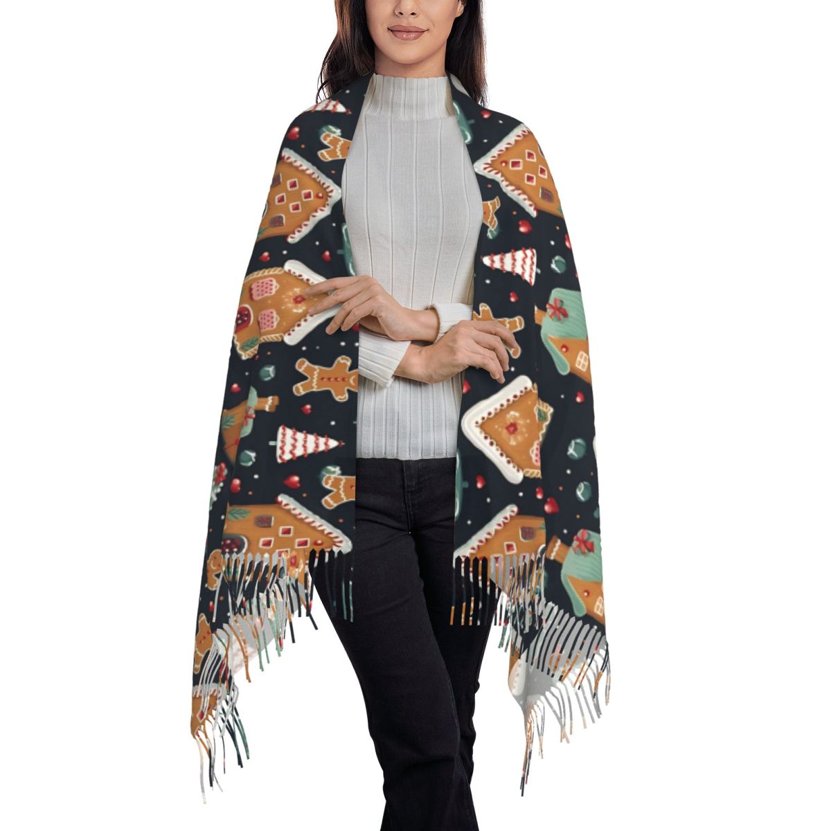 Kesenangan Natal - Kue Jahe Un - Pashmina Wrap Large ulasan dan harga
