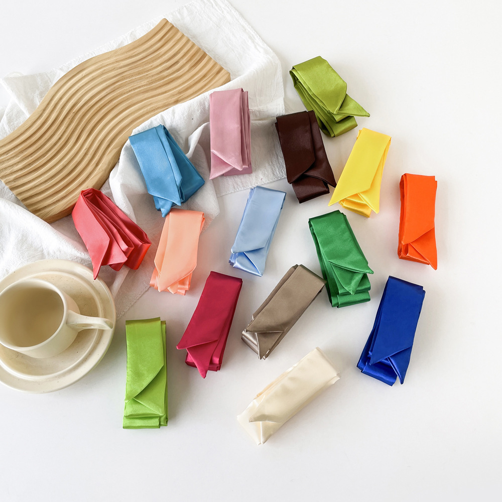 Selendang Satin Warna Solid Ti - Bow Tie Pre Tied ulasan dan harga