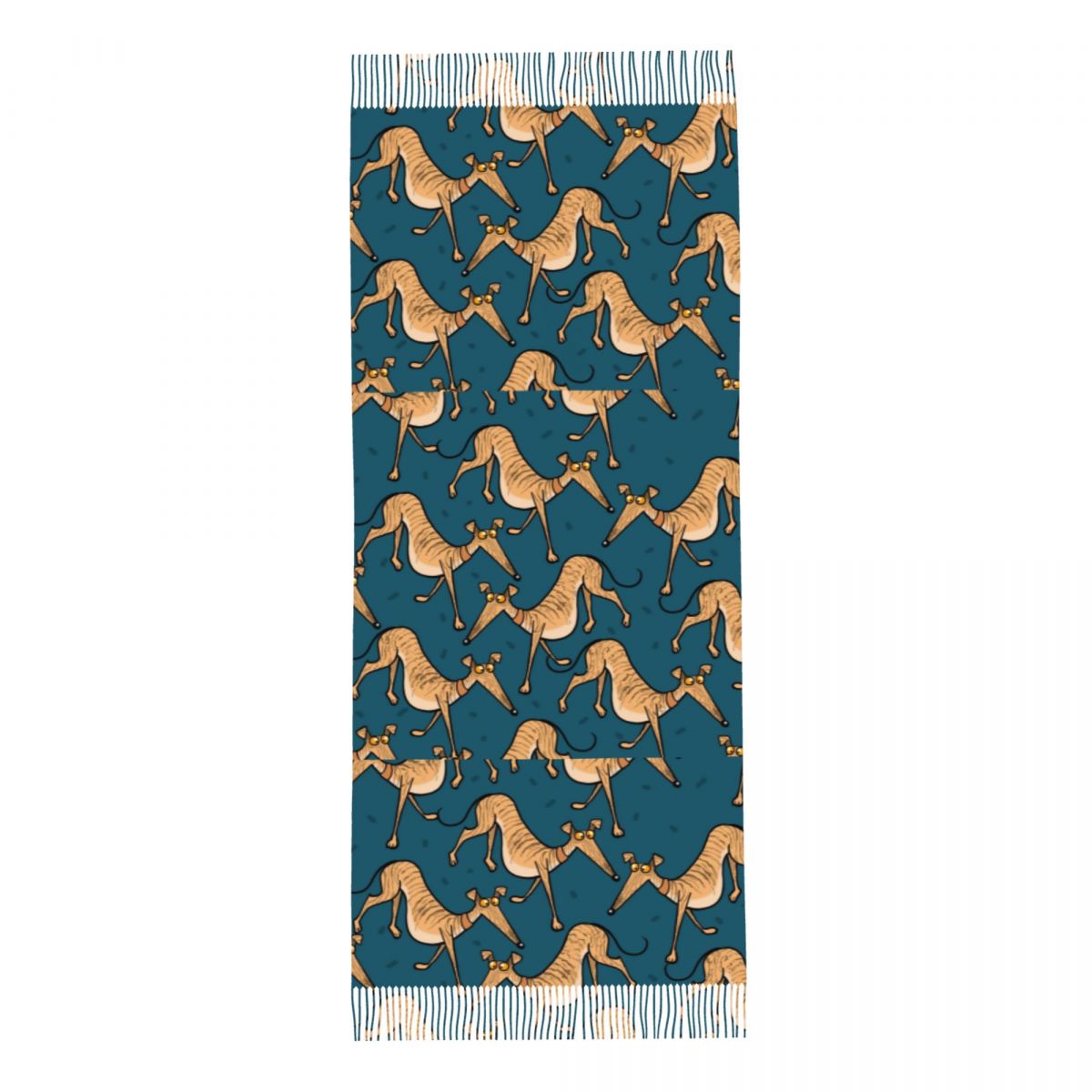 Selendang Anjing Greyhound Whi - Pashmina Wrap Large ulasan dan harga