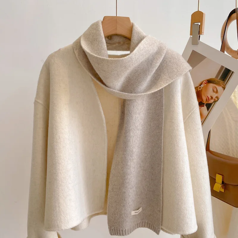 Syal wol 100% pria wanita, Sel - Muffler Men Wool ulasan dan harga